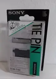Sony ECM-T110 Tie Pin Mini Microphone For Interviews New In Package Vintage