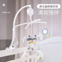 在飛比找Yahoo!奇摩拍賣優惠-嬰幼兒床鈴搖鈴兒童 0-1歲音樂旋轉床頭鈴寶寶安撫布玩具