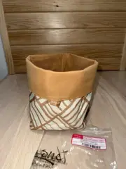 Thirty-One Small Reversable Bin ~ Fawn Patchwork, New In Bag