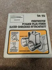Sunbeam Mixmaster Power Plus Mixer Slicer-Shredder Attachment No. 94-351