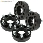 4X black wheel spacers 6x5 12x1.5 studs 1.5" thick for Chevrolet Trailblazer GMC