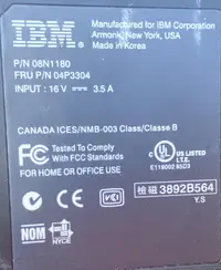 在飛比找露天拍賣優惠-二手IBM 原廠筆電專用擴充底座08N1180(未測試當銷帳