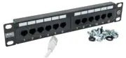 12 PORT PATCH PANEL 4U CABINET - PPAN-12-10