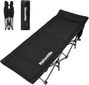 Naturehike Folding Cot Bed, Comfortable with Thicken Cotton Inside, Portable Sturdy (150kg) for Outdoor Indoor Travel Use