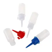 1pc Reuse White Plastic Bottle Squeeze Glue Applicator Paper Quilling Needle -YI