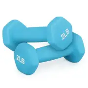 MADOG Dumbbell Set, Anti-Slip Neoprene Coated Hexagon Hand Weights for Home G...