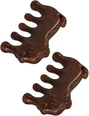 Ipetboom Scalp Sweep Detoxing Comb 5-tooth Wooden Scalp Massager for Hair Growth