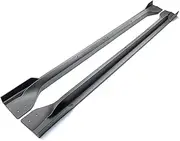 Car Side Skirt Extension Splitter A Pair Compatible for Jeep Grand Cherokee SRT/SRT8/Trackhawk 2012-2021 Plate Lip Bumper Winglet Body Kit(Matte Black)