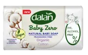 Dalan Baby Zero Natural Vegan Baby Soap Bar Organic Cotton, 2 Bars x 3.17oz Each