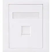 [ATP-SC-6-1] CAT6 RJ45 Wall Face Plate 86x86mm 1 Port Socket Kit