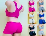 Sports Bras Boyshorts 6-12 Yoga Racer Back High Impact Gym Exercise lot 32B-42C
