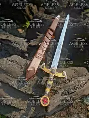 Templar Sword with Jerusalem Cross and German,Jerusalemkreuz sword Unique sword