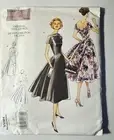 Vogue Original 1956 Design #1084 Flared Dress Sizes 14 - 20 Pattern Uncut