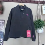 The North Face Women's Apex Bionic Jacket Asphalt Grey Breast Caner XL New