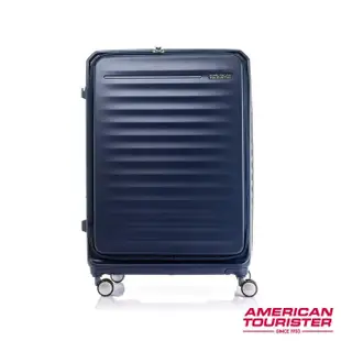 【AMERICAN TOURISTER 美國旅行者】29吋 Frontec 前開式可擴充抗菌PC防盜拉鍊避震輪行李箱(多色可選)