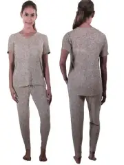NATORI RIB SWEATER KNIT JOGGER LOUNGE SET SIZE L NEW WITH TAG