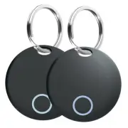 Air Tracker Tags 2 Pack Luggage Tracker Works with Find My (iOS only), Key