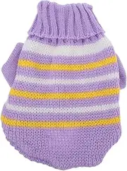 Toyvian Pet Dog Knitted Sweaters for Cats and Dogs Soft Winter Knitwear with Stylish Collar Multiple Colors for Valentine Day and Christmas Apparel