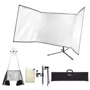 SMDV FLIP BANSA w/ Bag+BallHead/Studio Universal Photography Clamshell Reflector
