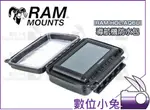 數位小兔【RAM MOUNTS RAM-HOL-AQ6U 導航機防水包+202U 底座】重機 支架 龍頭 摩托車 單車