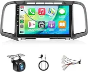 4+64G Android Car Stereo Car Radio for Toyota Venza 2008-2016 Wireless Carplay Android Auto, 9’’ Touch Screen Head Unit with Mirror Link WiFi GPS Navigation Bluetooth FM/RDS EQ Backup Camera SWC