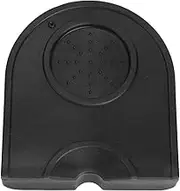 Coffee Tamp Mat,Multi-Function Silicone Anti-Skid Pad, Corner Tamping Pad,Wear Safe Mat,for Bar or Operating Table,Semi-Automatic Coffee Machine (Black 600ml)