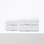 Brentwood 650 GSM Low Twist 4 Pack Bright Bath Sheet by Renee Taylor