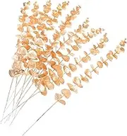 Versatile Artificial Eucalyptus Stems 10pcs Faux Eucalyptus Leaves Dried Stems for Vase Decorative Plant