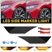Switchback LED Side Light Marker Running/Parking Lamp For 2016-2021 Honda Civic