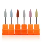 5Color Silicone Polishing Machine Grinding Wheel Knife Rotary Manicure PowerTool