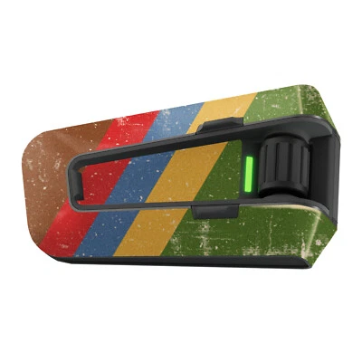For Cardo Packtalk Edge Neo Pro Wrap Skin Sticker Matte Decals RE005 Retro Green
