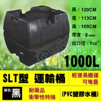 在飛比找蝦皮購物優惠-【東益氏】含稅 SLT-1000 運輸桶 1噸 工業級 厚度