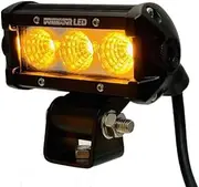 Lazer Star Lights 4 Inch DominatorLED 3 Watt Single Row Flood 3 LED 7713040205 RED LED