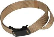 MUELODSIC Adjustable Breathable Men Belt with Automatic Buckle Durable Casual Belt for Outdoor Sports and Everyday Wear Versatile for Young Students and Fashionable Style