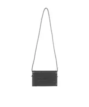 Intreciato clamshell shoulder bag One size black