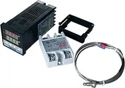 Smart PID Temperature Controller Kit, Digital Thermostat High Voltage 100ACV to 240ACV, Comes with SSR 40DA Solid State Relay