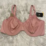 Wacoal 40DD Bra Pink Perfect Primer Full Figure Underwire 855213 NEW $70