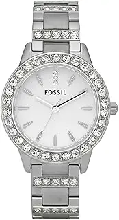 [FOSSIL] Jesse Women's Watch with Crystal Accents and Self-Adjustable Stainless Steel Bracelet Band