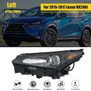 Headlight For 15 2016 2017 Lexus NX200t NX300h NX300 LED+Halogen LH w/Sport Pkg (for: Lexus)