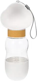 Totority Portable Puppy Water Dispenser with Food Container Adorable Leakproof for Outdoor Adventures Backpack Pocket