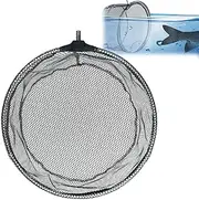 HNJZX Fishing net Fishing Head Aluminium Alloy Anti Hook Gluing Sports Foldable Copying Fishing Nets