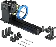SCULPFUN RA Pro Laser Rotary Roller for Laser Engraver, 3-in-1 Jaw Roller for S6/S9/S30/S30 Ultra/SF-A9, 180°Adjustable Angle, for Cylindrical Objects, Irregular Round Objects, Without Roller
