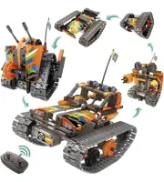 5 in 1 STEM Remote Control Building Kit, 392Pcs Blocks Erector Projects Set