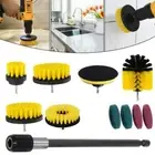 Electric Grout Power Scrubber Cleaning Drill Brush Tub Cleaner Combo Tool Kit~