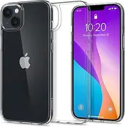 SPIGEN AirSkin Hybrid Case Designed for Apple iPhone 14 Plus (2022)[6.7-inch] Hard PC Slim Clear Cover - Clear
