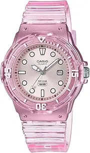 [Casio] LRW200HS-4E Pink Band Women's Analogue Watch, Pink Dial, 38.9 × 34.2 × 11.5 mm