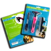 Dual-Purpose Pet Grooming Comb – Dematting & Undercoat Tool for Tangle-Free Coat