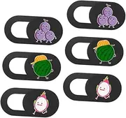 jojofuny 6pcs Cover Protector Baby Slider Webcam Privacy Covers Cover Slide Colorful Abs
