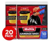 2 x 10pk Multix 76L Drawtight Garbage Bags