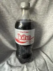 Share a Coke with John 2025 Personalized Gift Coca Cola Bottle 20oz Diet